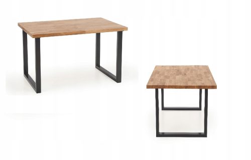  Halmar Radus rechteckiger Tisch 140 x 85 x 76 cm, Natureiche