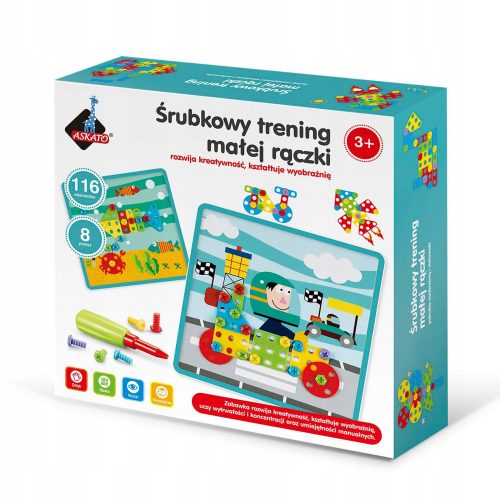  Askato Puzzle Schraubentraining für die kleine Hand