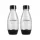  Sodastream-Flaschen 0,5 l – schwarzes Emoji im 2er-Pack