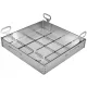  Inspektionsschacht 500 x 500 x 80 mm, Edelstahl-Verriegelungssystem
