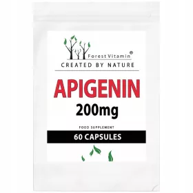   Forest Vitamin Apigenin 200mg, 60 Kapseln – Unterstützt das Nervensystem und Geistige Gesundheit