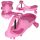  Schwerkraft-Rutschauto, Mint, Pink, leuchtende Räder