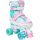 RAVEN Lia Mint verstellbare Rollschuhe 30–33 LED-Räder