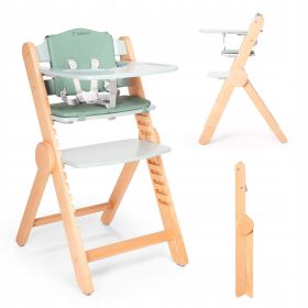  Drömmer Holz-Klappstuhl zum Füttern, braune Fußstütze