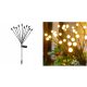  DS GARDEN Solarlampe, weiß, 75 cm, 10 Stk.