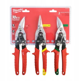  Milwaukee manuelle Metallschere, 3-teilig