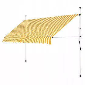 Markise 400 x 180 cm aus Metall