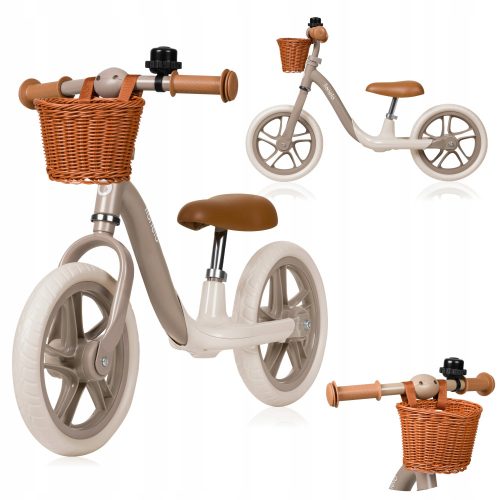  Lionelo Alex PLUS 12" Laufrad, Beige