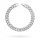  SILBERARMBAND pr. 925 Pancerka mit Zirkonen