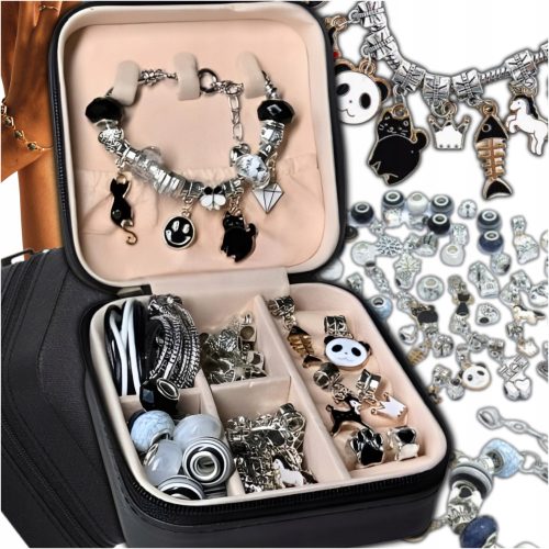  KIT ZUR HERSTELLUNG VON ARMBÄNDERN UND HALSKETTEN. GESCHENK FÜR KINDER ZU WEIHNACHTEN
