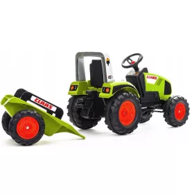    FALK GROSSER TRETTRAKTOR MIT ANHÄNGER FÜR KINDER 3+ CLAAS GREEN FARMER