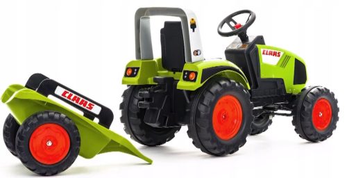  FALK GROSSER TRETTRAKTOR MIT ANHÄNGER FÜR KINDER 3+ CLAAS GREEN FARMER