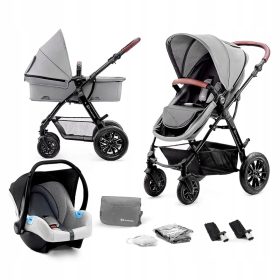  Kinderkraft MOOV 3in1 Kinderwagen, grau