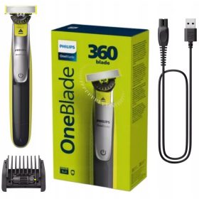    PHILIPS ONEBLADE 360 GESICHTSRASIER-TRIMER, MÄNNER-BART-GESICHTS-KÖRPER-CLIMMER