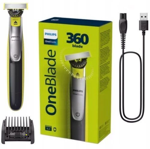  PHILIPS ONEBLADE 360 GESICHTSRASIER-TRIMER, MÄNNER-BART-GESICHTS-KÖRPER-CLIMMER
