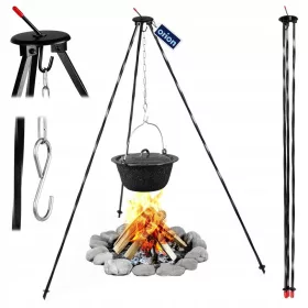  Dreibein-Hängeständer aus Eisen für Topfgrill