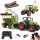  GROSSER FERNGESTEUERTER TRACKER-TRAKTOR MIT TRAILER-RC-FERNBEDIENUNGSHEBER