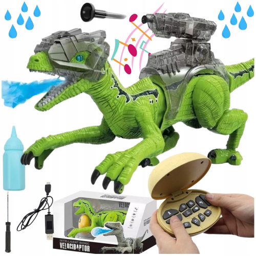  INTERAKTIVER DINOSAURIER FERNGESTEUERTER GROSSER ROBOTER LÄUFT BRÜLLEN LED-FERNBEDIENUNG