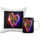  SUPERBECHER- UND KISSENSET + KOSTENLOSE NAMENSGRAFIKEN DER TEAMS DES FC BARCELONA