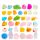  MOCHI SQUISHY SPIELZEUG GLATTES GLITZER SENSORISCHES SPIELZEUG 40 STÜCK