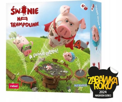  SCHWEINE AUF DEM TRAMPOLIN 2-PERSONEN-SPIELZEUG DES JAHRES, FAMILIENBRETTSPIEL FÜR KINDER