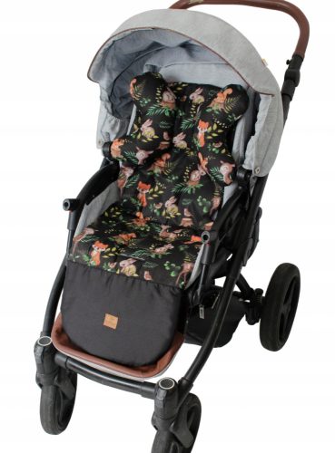  Fox XL-Kinderwageneinsatz mit wasserdichter Fußstütze + Butterfly-Kissen für Kinderwageneinsatz, verschiedene Designs