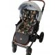  Fox XL-Kinderwageneinsatz mit wasserdichter Fußstütze + Butterfly-Kissen für Kinderwageneinsatz, verschiedene Designs