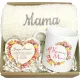  MUTTERTAGSGESCHENK FÜR MUTTER, GESCHENKSET, BECHER-HANDTUCH-ANHÄNGER