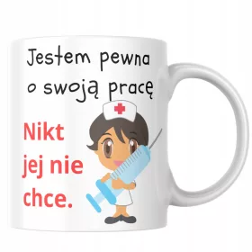    Eine Tasse für einen Sanitäter, eine Krankenschwester, eine Hebamme mit HUMOR – als Geschenk verpackt