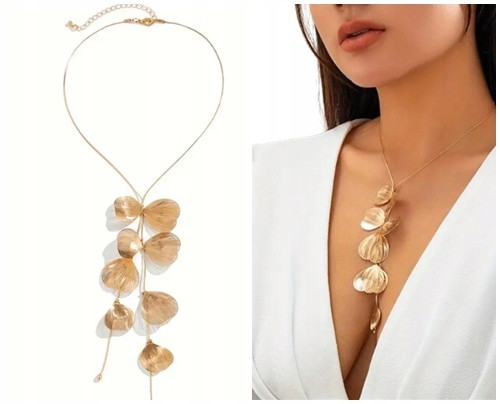  Blattgoldkette GINGKOBBLATT