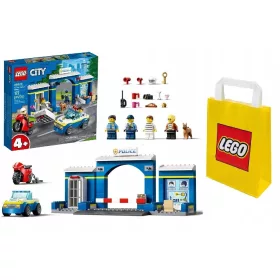    LEGO City 60370 Polizeistation – Verfolgungsjagd + VP Papiertüte LEGO 6315792 Mittel