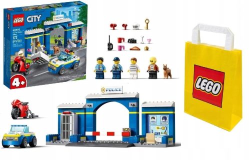  LEGO City 60370 Polizeistation – Verfolgungsjagd + VP Papiertüte LEGO 6315792 Mittel