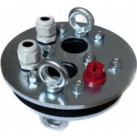    Brunnenkopf 160/32x2, Stahl, für zwei Pumpen für einen Tiefbrunnen