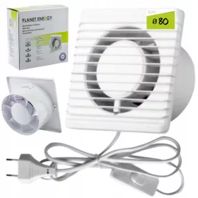  airRoxy 01-054 Badventilator 80 mm