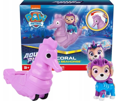  PAW PATROL AQUA PUPS SET, KORALLE PFERDEFIGUR