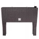  Prosperplast-Blumentopf, 60 cm x 25 x 46 cm, Durchmesser 10 cm, Kunststoff in Braun- und Beigetönen