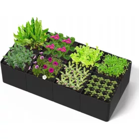  Blumentopf 19 cm x 14,5 x 11,3 cm, Kunststoff