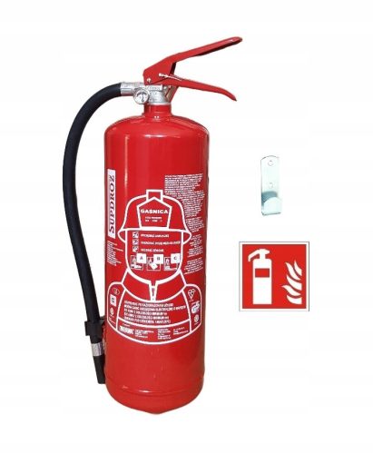  Feuerlöscher GP 6x ABC 6kg + Halter Bus TIR Maschine