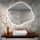  LED Spiegel ohne Rahmen STAIN III 90x77cm, Neutrale Lichtfarbe, Matt