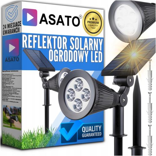  Einbau-Solarleuchte Asato schwarz 30 cm 1 Stk.