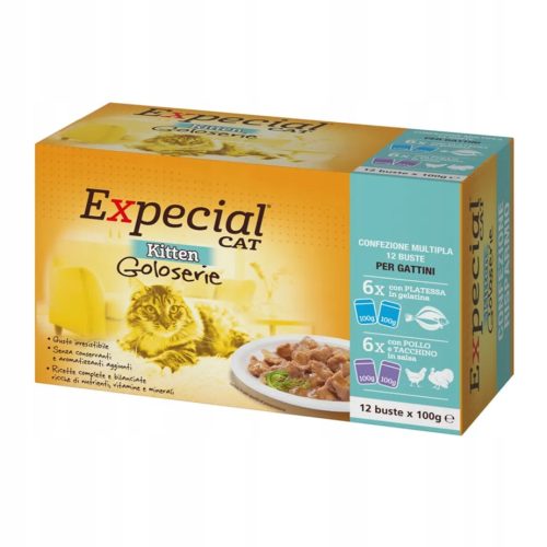  Excial Cat Nassfutter, Geschmacksmischung, 2,4 kg