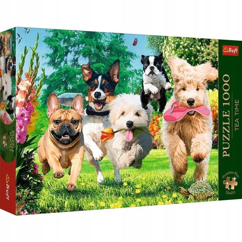 Trefl Premium Plus Qualitätspuzzles Premium-Puzzles 1000 Teile Tea Time: Es kommt Ärger! Puzzles mit Tieren Puzzles mit Tieren Puzzle-Set Puzzle für Kinder