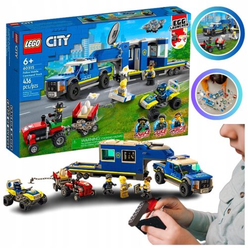  LEGO City 60315321 LEGO CITY POLIZEI-BLOCK-SET KOMMANDOZENTRUM, GESCHENK DES WEIHNACHTSMANNS