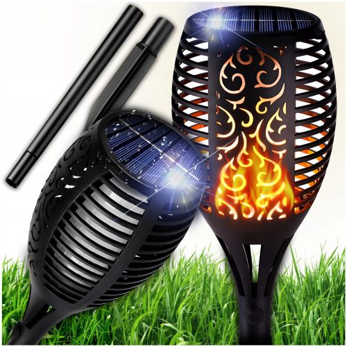  MAXSELL eingebettete Solarlampe, schwarz, 58 cm, 1 Stk.