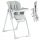 Kinderstühle, klappbarer, verstellbarer Kinderstuhl, 15 kg, grau