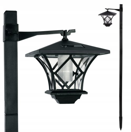 Led-Lux Solarlampe, schwarz, 155 cm, 1 Stk.