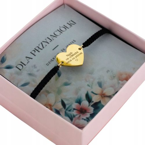  Armband für einen Freund mit eingraviertem Zitat als Geschenk, 316-L-Stahl, Schnur
