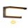  Schwarze Gartenwandleuchte Powerbang, integrierte 18-W-LED-Quelle