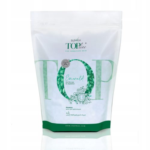  ItalWax Hartes Enthaarungswachs in Granulat TOP LINE EMERALD Tropfen 750 g