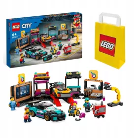    LEGO City 60389 Auto-Tuning-Werkstatt + VP-Papiertüte LEGO 6315792 Mittel